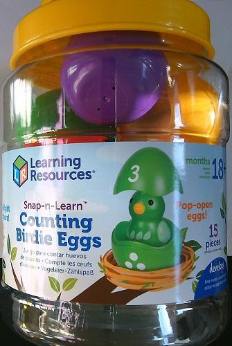 Counting Birdie Eggs: Learning Resources (Snap-n-Learn)
