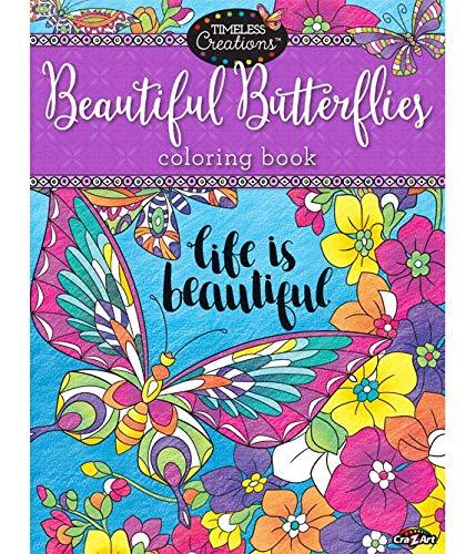 Beautiful Butterflies Coloring Book (Timeless Creations)