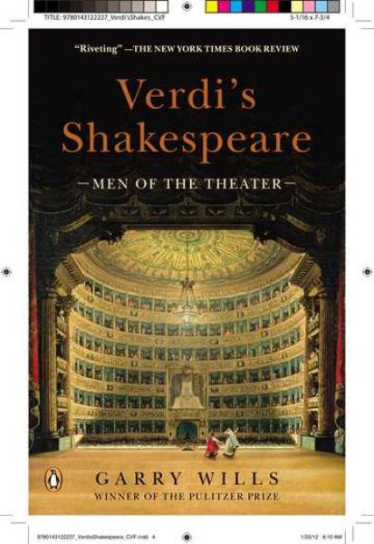 Verdi's Shakespeare: Men of the Theater