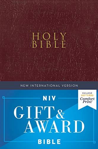 NIV Gift & Award Bible (Burgundy Leather-Look)
