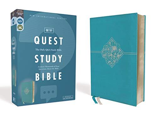 NIV Quest Study Bible (Teal Leathersoft)