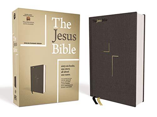 ESV The Jesus Bible (Charcoal Cloth Over Board)