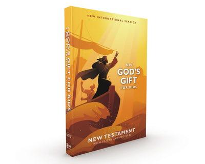 NIV, God's Gift for Kid: New Testament with Psalms and Proverbs, Pocket-Sized
