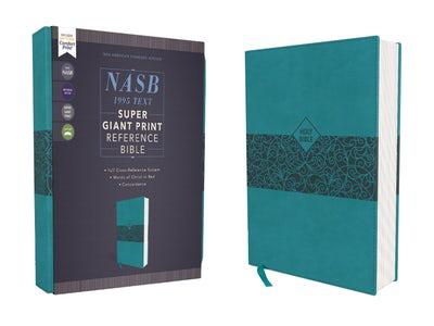 NASB, Super Giant Print Reference Bible (Teal Leathersoft)