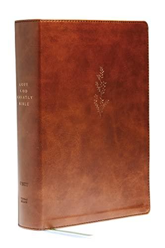 NET, Young Women Love God Greatly Bible (Brown, Leathersoft)