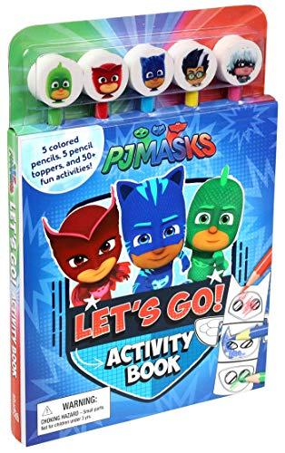 Let's Go Activity Book with Pencil Toppers (PJMasks)