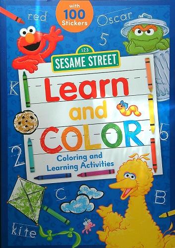 Learn and Color Learning Activities Book (Sesame Street)