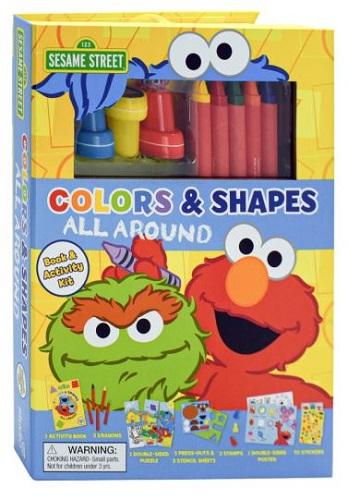 Colors and Shapes All Around Book & Activity Kit (Sesame Street)
