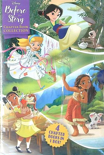 Disney Before the Story Chapter Book Collection (Tiana's Big Surprise/Moana's Big Leap/Cinderella Takes the Stage/Mulan's Secret Plan)