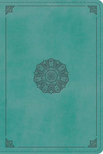 ESV Study Bible Personal Size (TruTone Turquoise, Emblem Design)