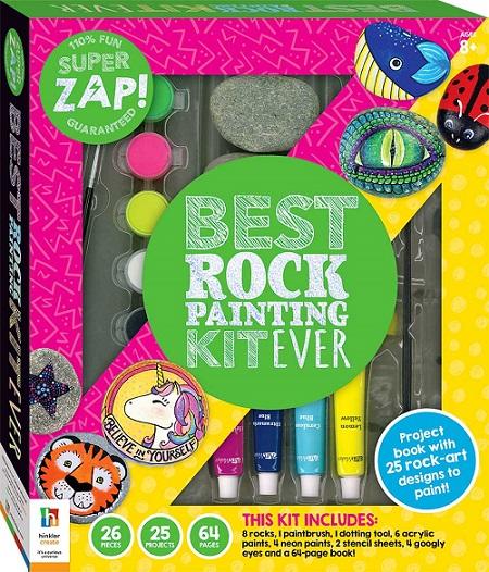 Hide and Seek Rock Painting Kit - Craft Kits - Art + Craft - Children -  Hinkler