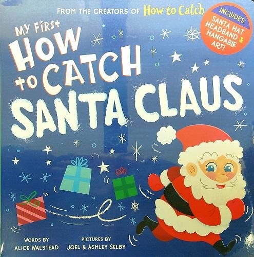 My First How to Catch Santa Claus Board Book & Headband Set