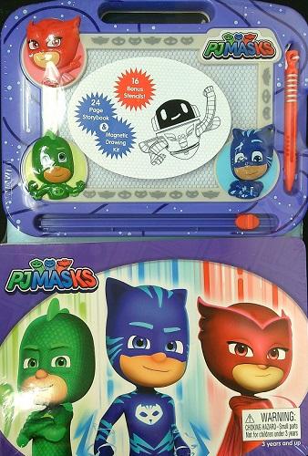PJ Masks: 24 Page Storybook and Magnetic Drawing Kit