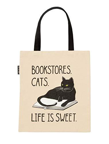 Bookstores. Cats. Life Is Sweet. Tote Bag
