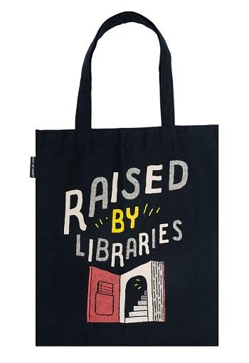 Raised By Libraries Tote Bag
