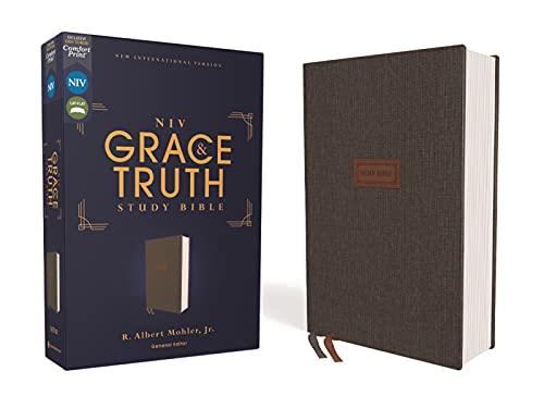 NIV Grace & Truth Study Bible (Gray Cloth Over Board)