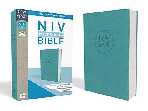 NIV Value Thinline Bible (Turquoise Leathersoft)