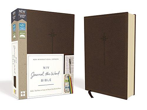 NIV Journal the Word Bible (Brown Leathersoft)