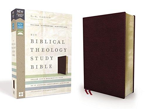 NIV Biblical Theology Study Bible (Burgundy Bonded Leather)