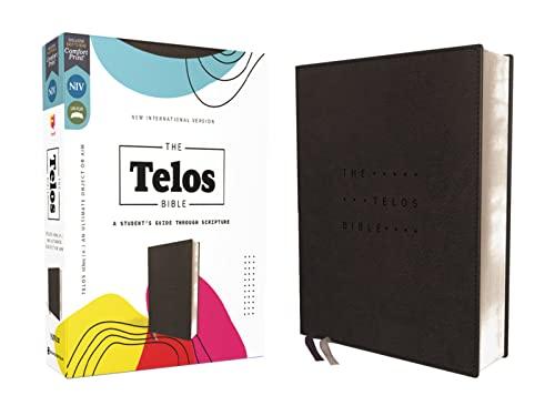 NIV, The Telos Bible: A Student's Guide Through Scripture (Charcoal Leathersoft)