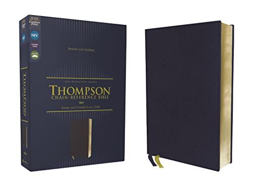 NIV, Thompson Chain-Reference Bible (Navy Leathersoft, Revised and Updated)