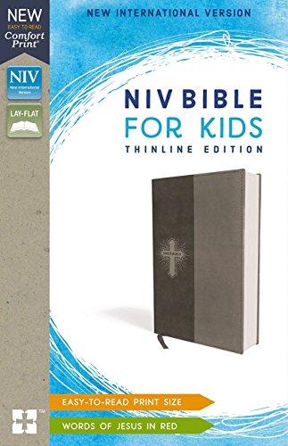 NIV Bible for Kids, Thinlne Edition (Gray Leathersoft)