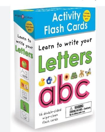 Letters (Wipe Clean Activity Flash Cards)