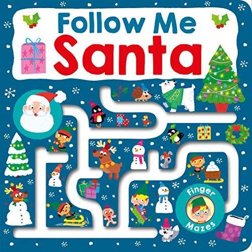 Follow Me Santa (Finger Mazes)