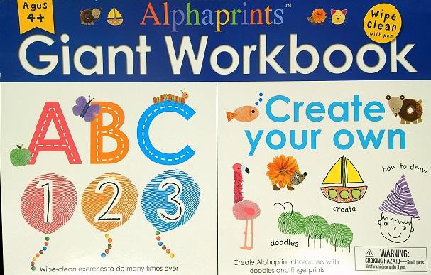Giant Wipe Clean Workbook (Alphaprints)