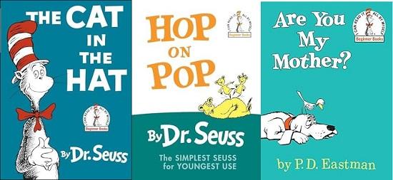 Beginner Books: 3 Book Set (The Cat in the Hat/Hop on Pop/Are You My Mother)