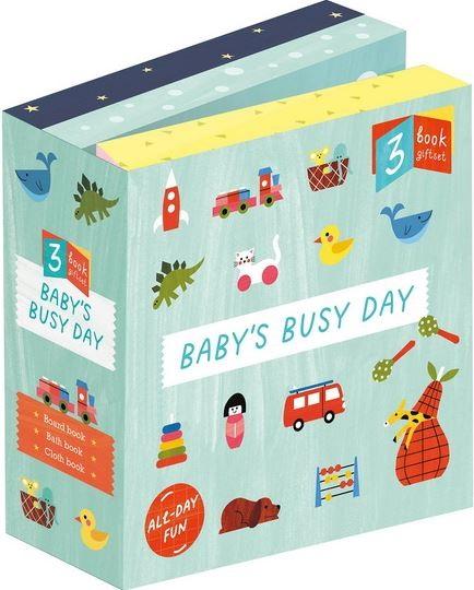 Baby's Busy Day 3 Book Gift Set (Let's Play/Splash!/Goodnight)