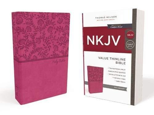 NKJV Value Thinline Bible (Pink Leathersoft)
