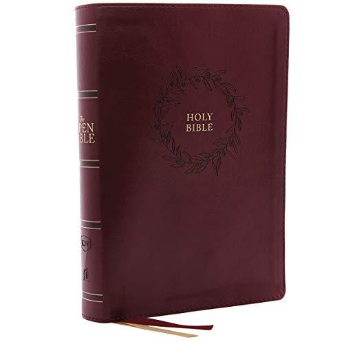 The KJV Open Bible (6453BRG, Burgundy Leathersoft)