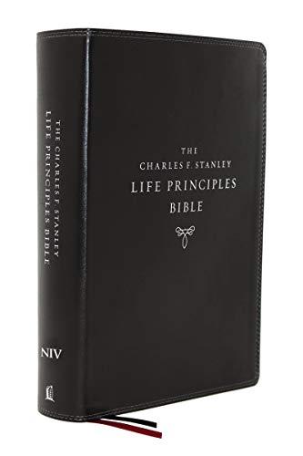 NIV, The Charles F. Stanley Life Principles Bible (2nd Edition, 9463BK, Black, Leathersoft)