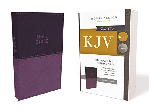 KJV Value Compact Thinline Bible (2193PUR, Purple Leathersoft)