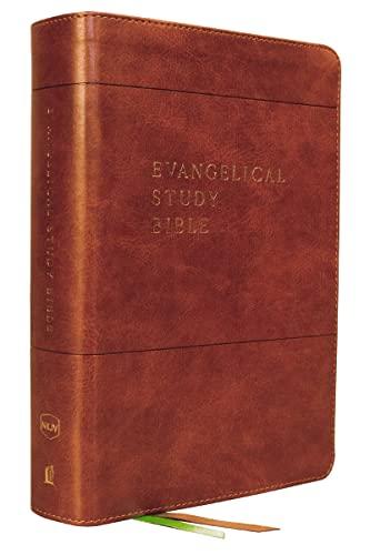 NKJV, Evangelical Study Bible: Christ-Centered, Faith-Building, Mission-Focused (Thumb Indexed, #6533BRN - Brown Leathersoft)