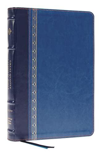 NRSV Great Quotes Catholic Bible (#9993BL - Blue Leathersoft)
