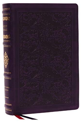 KJV, Wide-Margin Reference Bible, Sovereign Collection (#8863 PUR - Purple Leathersoft)