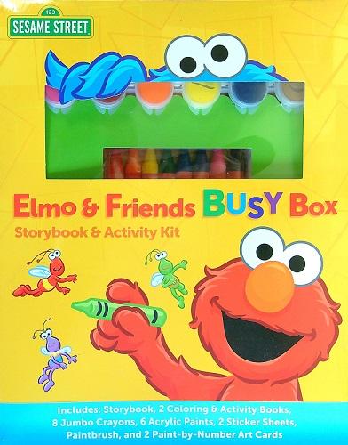 Elmo & Friends Busy Box Storybook & Activity Kit (Sesame Street)