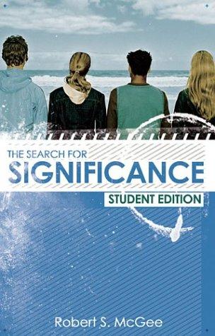 The Search For Significance (Student Edition)