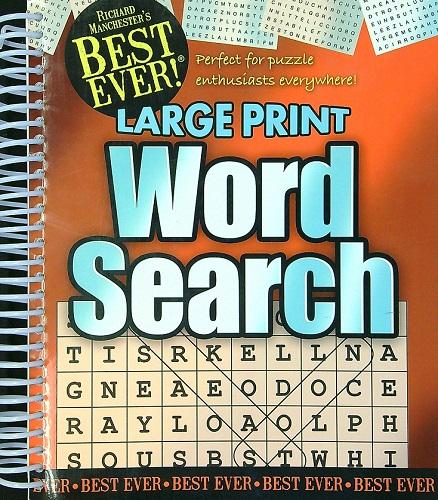 Richard Manchester's Best Ever! Large Print Word Search