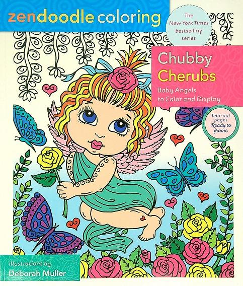 Chubby Cherubs: Baby Angels to Color and Display (Zendoodle Coloring)
