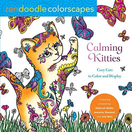 Calming Kitties: Cozy Cats to Color and Display (Zendoodle Colorscapes)