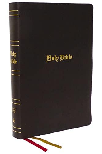 KJV Super Giant Print Reference Bible (Thumb Indexed, #5845BRNI - Brown Bonded Leather)