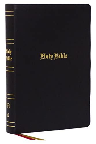 KJV Holy Bible Super Giant Print (5846BK, Black Genuine Leather, Thumb Index)
