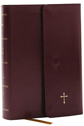 KJV, Compact Reference Bible (#6874BRG - Burgundy Leathersoft)