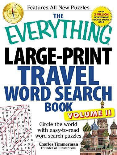 Large-Print Travel Word Search Book, Volume II (The Everything)