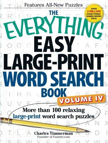 Easy Large-Print Word Search Book, Volume 4 (The Everything)