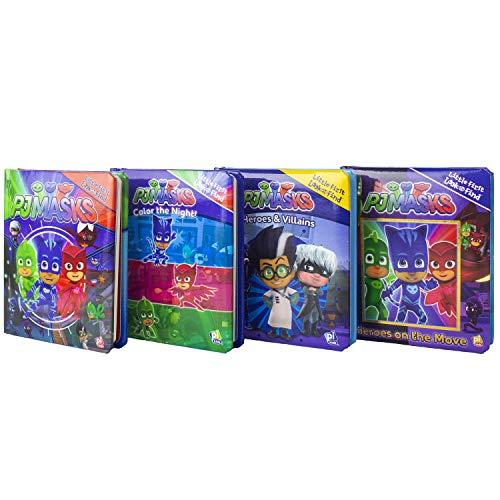 PJ Masks: Little First Look and Find, 4 Book Boxed Set (PJ Masks/Color the NIght!/Heroes & Villains/ Heroes on the Move)