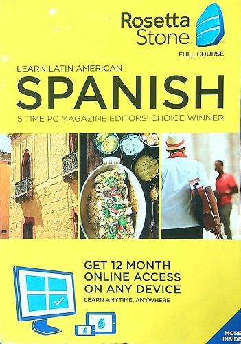 Latin American Spanish (Rosetta Stone)